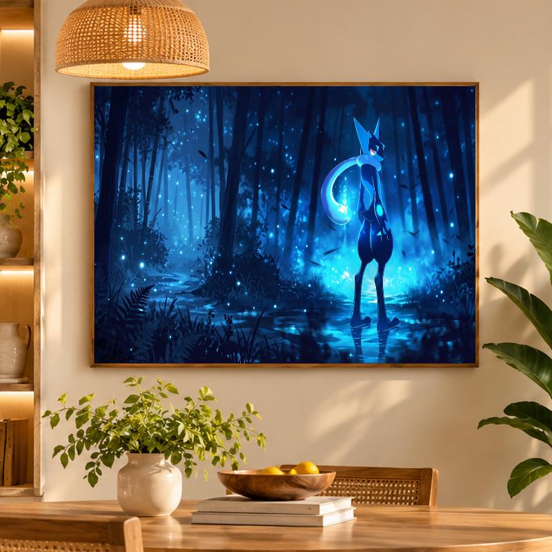 5D Diamond Painting Greninja DIY Full Drill Diamond Art Kit Home Decoration