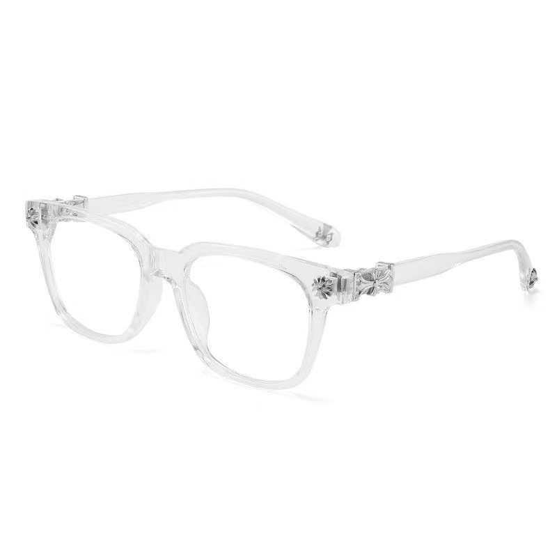 European-American Retro Anti-Blue Light Reading Glasses, Square Frame, Classic Design for Seniors