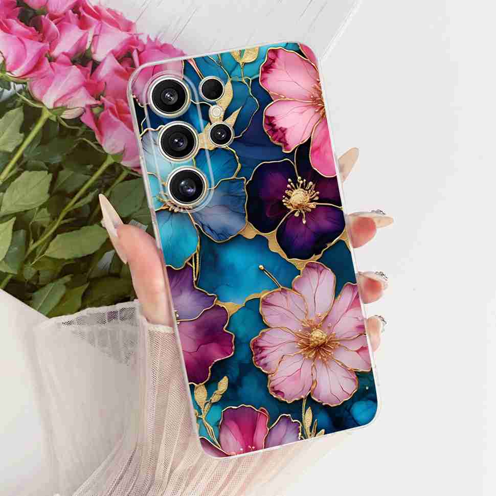 For Samsung Galaxy S25 Ultra 5G Case Beautiful Butterfly Soft Silicone Cover For Samsung S 25 S25 Ultra SM-S938B Casing Coque