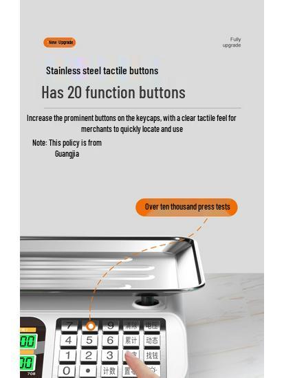 Commercial 30kg Kitchen Scale: Electronic Household Food Weighing Scale