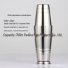 304 Mirror Stainless Steel Etched Pattern Boston Cocktail Shaker