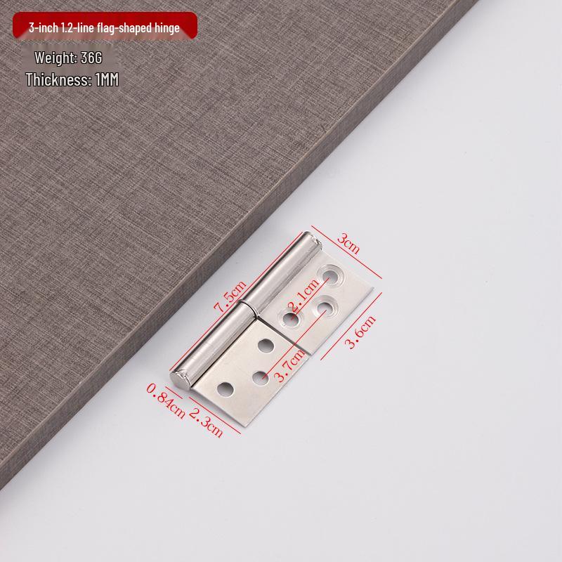 Removable 304 Stainless Steel Flag Hinge for Bathroom and Fire Doors