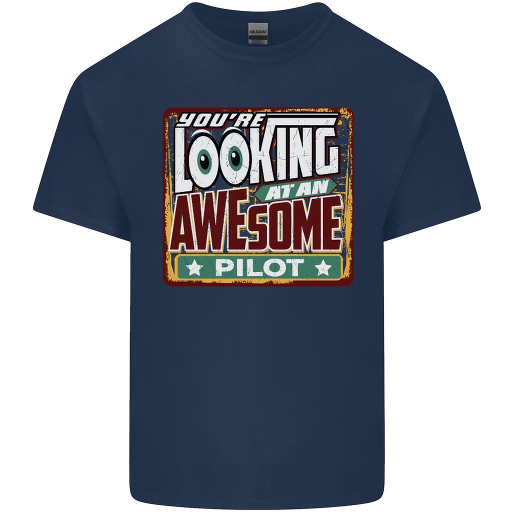 Youre Looking at an Awesome Pilot Unisexs Light Cotton TShirt