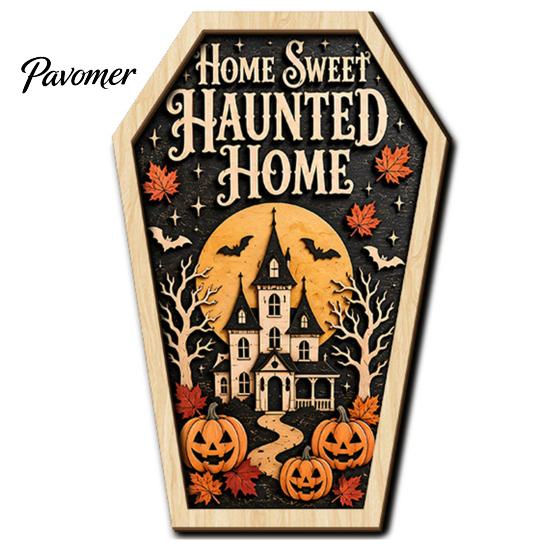 Verweerd Houten Wanddecoratie Vintage Halloween Houten Decoratie, Kistvormige Tafelblad Ornamenten, Vrijstaande & Seizoensgebonden Feestdecoraties Hangend Ornament