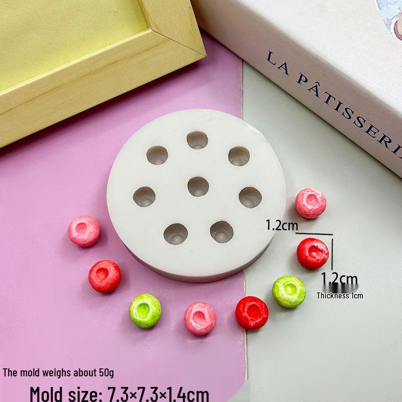 3D Berry Squeeze Mold for Cake & Soap Decorations