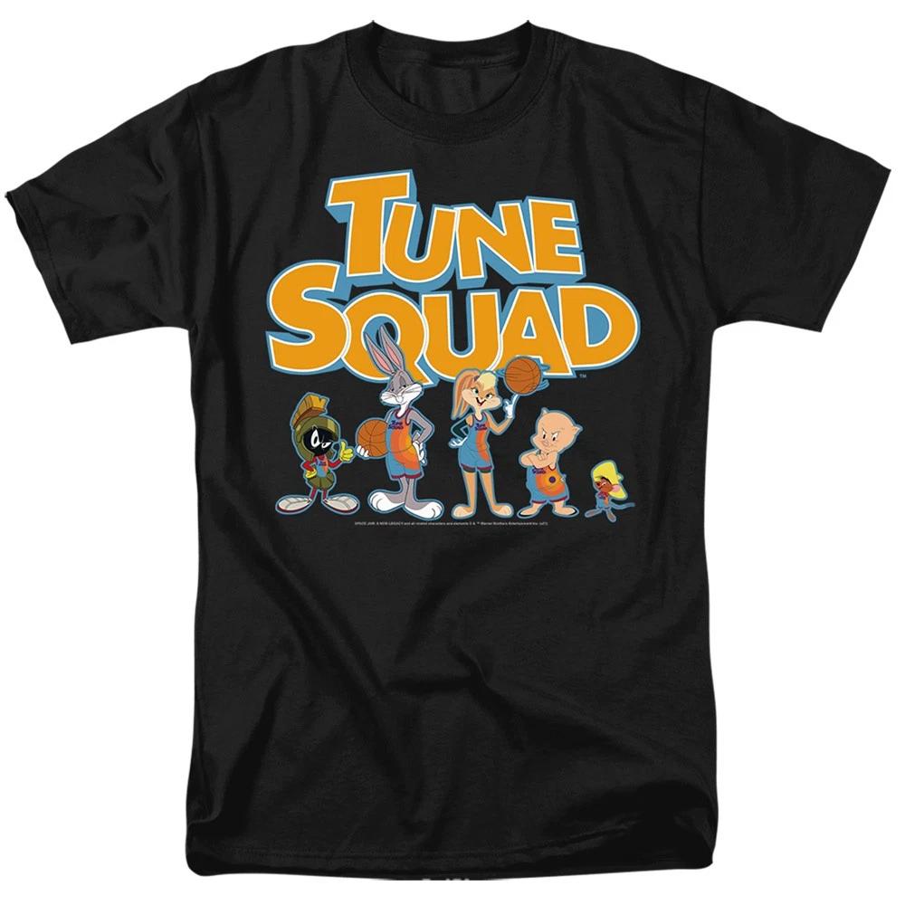 Space Jam - Tune Squad Letters - Unisex Short Sleeve Children's T-shirt - Black