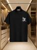 2026 New Arrival 100 Cotton Tshirt Left Chest Griffin Mythical Beast Graphic Print Luxury Crew Neck Casual Short Sleeve