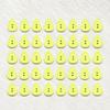 40pcs Creative Mango Buttons 2 Holes Orange Buttons Mini Colored Fruits Buttons  Clothes Accessories