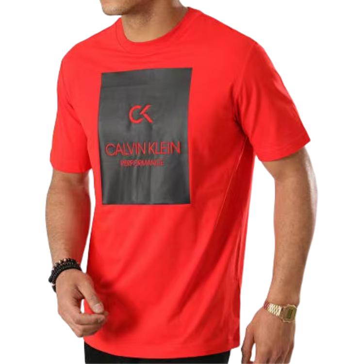 

Calvin Klein Solid Color Round Neck Letter Versatile Short Sleeve T-Shirt Men Tops 4MS9K221 M