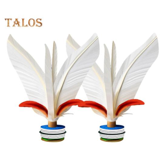 

1/2/5Pcs Волани з пір ям Легкі портативні потовщені барвисті пір яні Волани для зовнішнього використання, спортивні на відкритому повітрі Large 2pcs