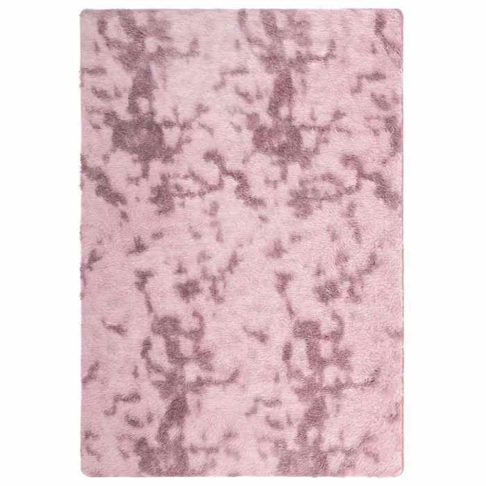 VidaXL Shaggy Rug with Long Pile Powder Pink 200x290 Cm Polyester, Rug, Bedroom Rug, Modern Rug, Living Room Rug, 4102849