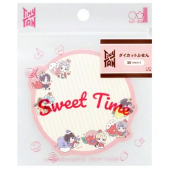 TinyTAN BTS Character Die-Cut Sticky Notes – Sweet Time, 30 sheets