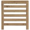 Radiator Cover Artisan Oak 78 x 20 x 82 cm Wood Based Material