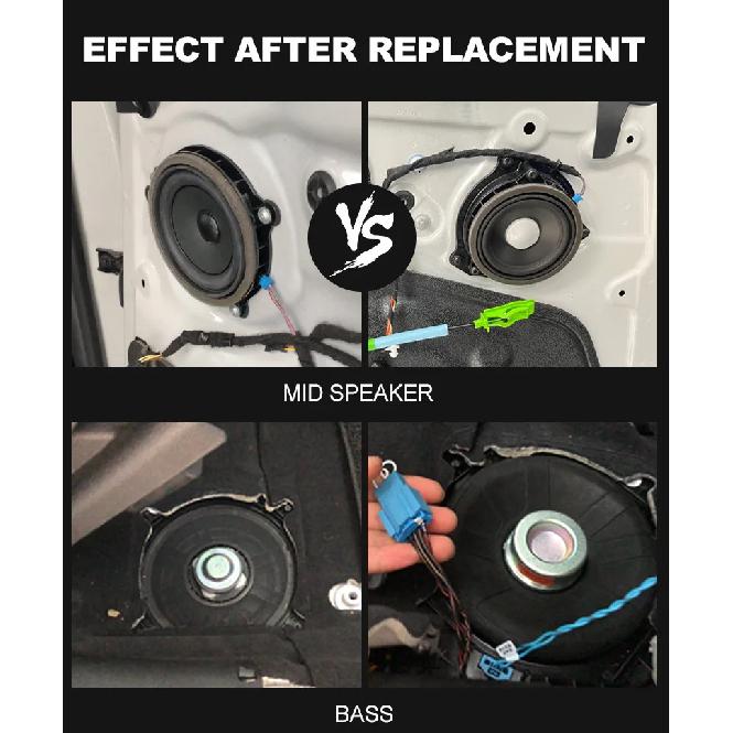 Auto-Audiosystem Für BMW E60 E70 E83 E90 E92 F10 F20 F30 F32 F34 G20 G30 Hochtöner Mitteltöner Subwoofer Lautsprecherhorn Musik modifizieren