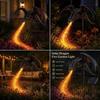 Solar Powered Dragon Flame Garden Decor LED Light Outdoor Patio Tabletop Decoration
