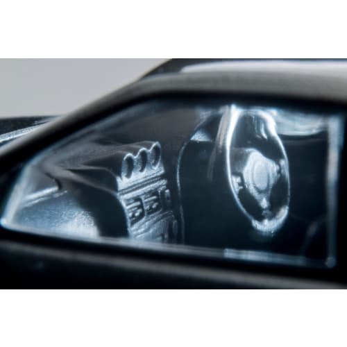 TOMYTEC Tomica Limited Vintage Neo 1/64 Scale LV-N353a Nissan Skyline 2-Door Sports Coupe 25GT TURBO with Optional Parts, Silver, 2000 Model, Finished