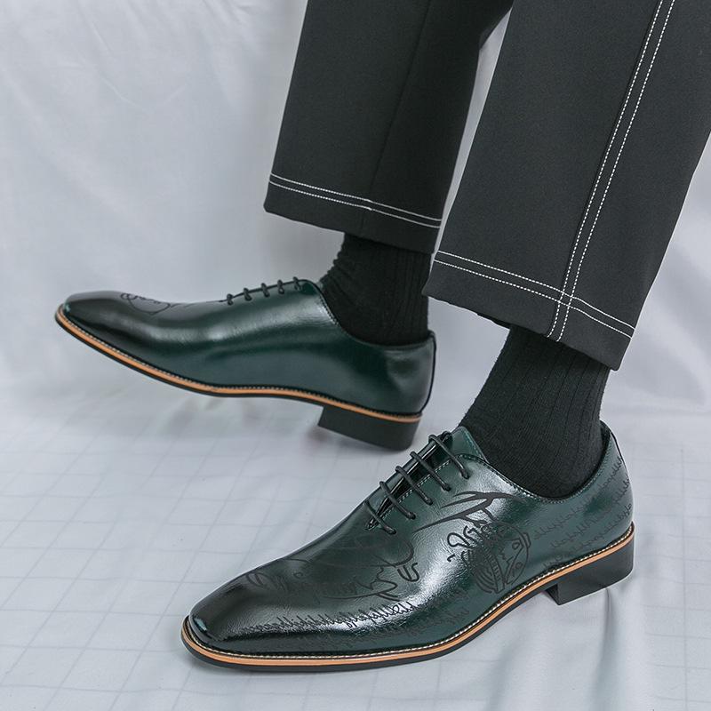 Men's British-Style Leather Shoes - Spring/Autumn 2026 Collection, Casual Large Size Business Footwear