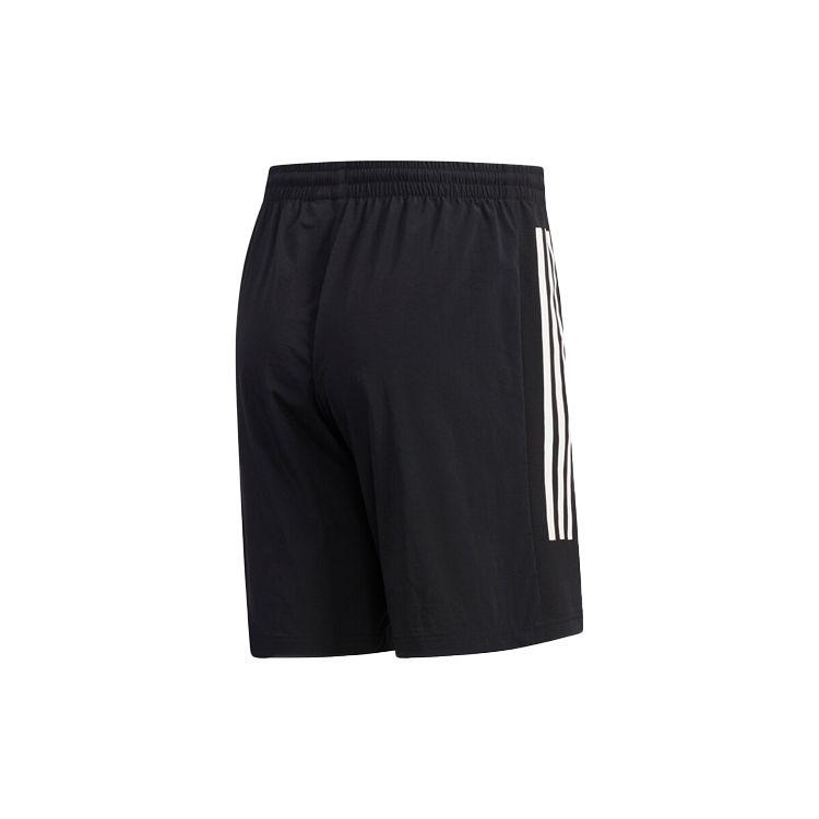 Adidas Essentials 3-Stripes Woven Shorts Men Bottoms Black FI8762