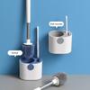 1 Set Toilet Brush Easy To Use with Base Universal Extended Grip Wall-mounted Cleaning Brush for Home