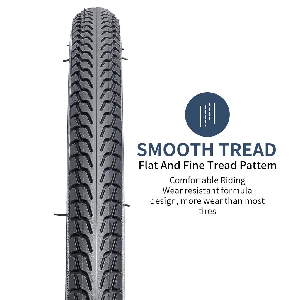 YunSCM Set of 24x1 24x1 Bicycle Tires 24x1 Tubes with 32mm American Rim and Tire for 1 Road 2, 3/8" Tires, 3/8" 37-540 + 3/8" Valves, Tape, Lever,