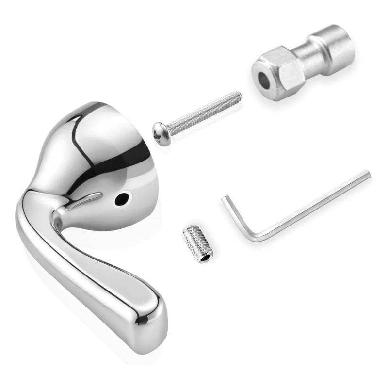 

RP74148 Metal Shower Handle Replacement Comfortable Nonslip Grip Single Metal Lever Handle Bathroom Accessories 1