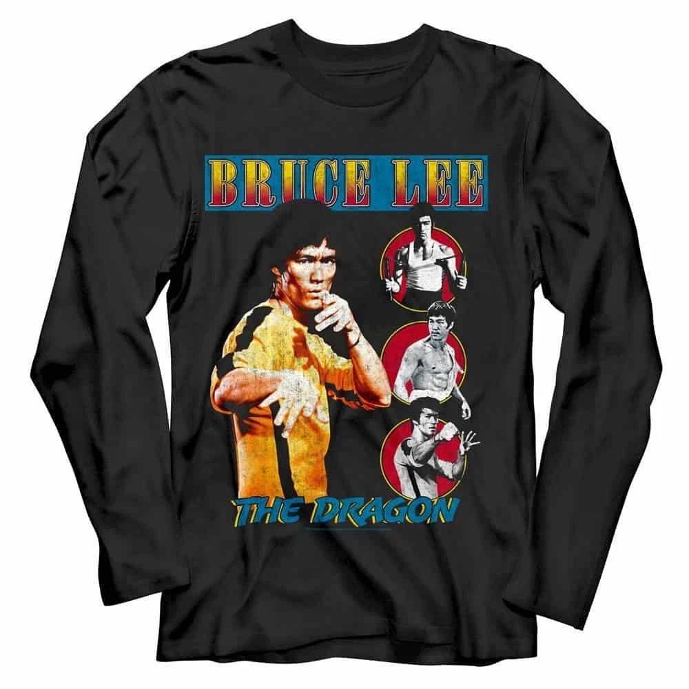 Bruce Lee The Dragon Spotlight Long Sleeve T Shirt XXL