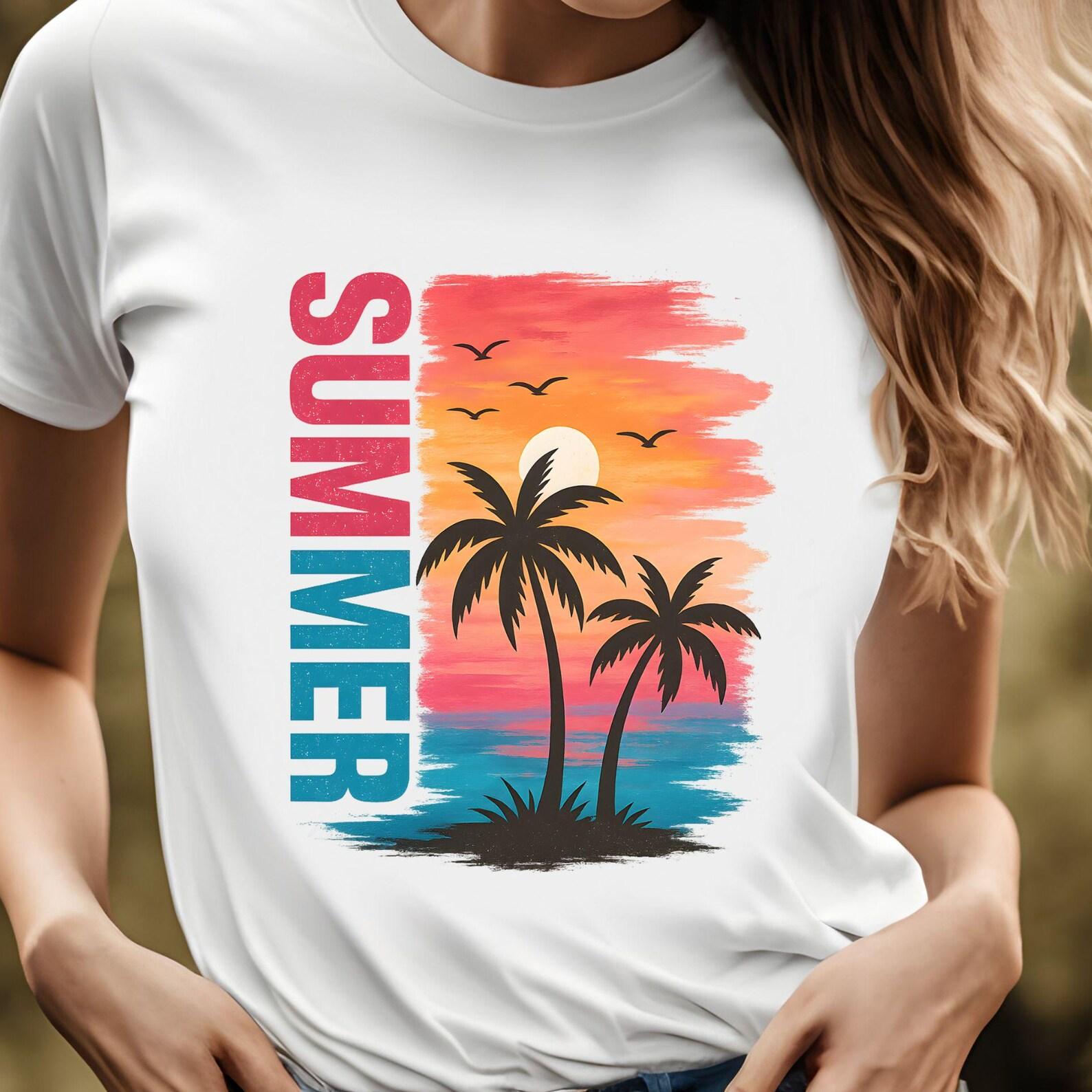 Summer Vibes Tee, Unisex Graphic T-Shirt, Casual Summer Wear, Beach Day Apparel, Vacation Outfit, Gift for Sunshine Lovers 3XL