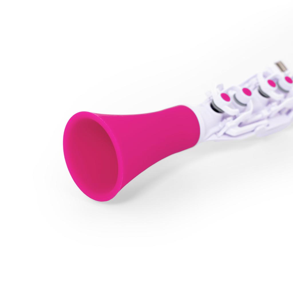 Nuvo Plastic Wind Instrument Clarinet C Key Clarineo Clarineo N120CLPK Exclusive 2.0 White/Pink [With Semi-hard Case] []