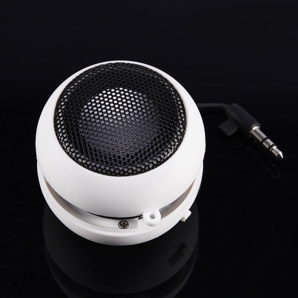 Portable Computer USB Speaker, Mini HD Audio Subwoofer Speaker with 3.5mm Audio Cable for PC Laptop Mobile Phone MP3(Black)