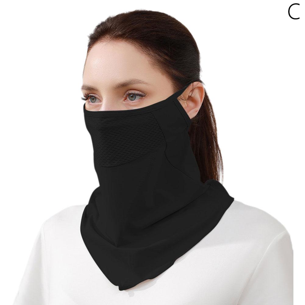 Unisex UV-Schutz Outdoor Halstuch Sport Sonnenschutz Lätzchen Eisseidenmaske Gesichtsbedeckung Halstuch Sonnenschutz Gesichtsschal