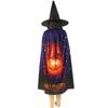 Ghost Cosplay Human Skeleton Costume Halloween Cloak Wizard Children's Cloak Terrifying Clothing