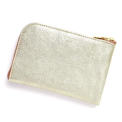 AGILITY Affa Smartphone Wallet with Cowhide Smartphone Gold and Silver "Smart Wallet" L-shaped Zipper, Leather, Fits,