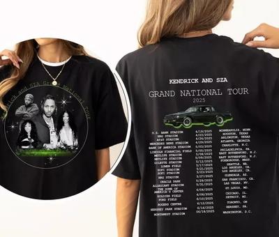 Kendrick & SZA Grand National Tour 2025 Gildan Unisex Softstyle T-Shirt