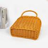 Sturdy Metal Frame Storage Basket Picnic Grocery Snacking Fruit Vegetable Craft Home Organization