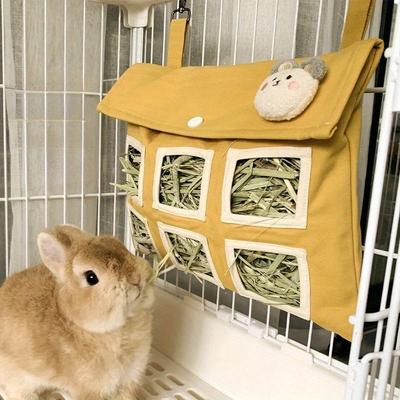 1 st Husdjurslinväska Kanin Höpåse Matpåse Chinchilla Marsvin Hängande Foderpåse Lämplig för presenter till vänner och familj