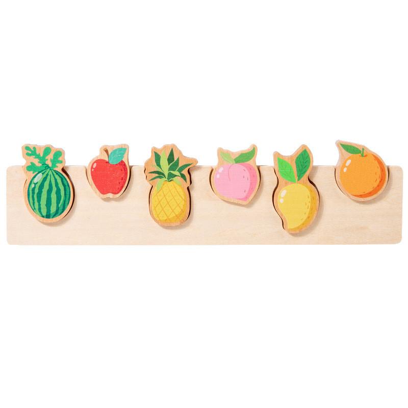 Wooden 3d Kids Shape Puzzle Animal Figures Early Education Cognitive Development