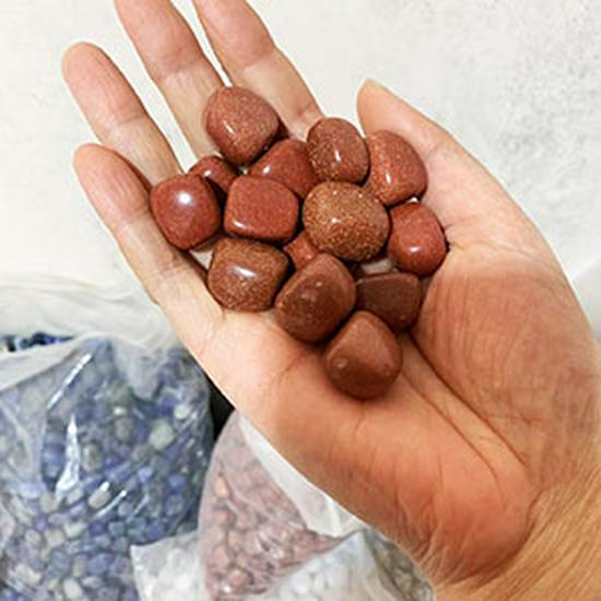 Natural Polished Gemstones for Children's Fish Tank & Landscaping Décor
