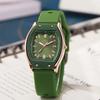 Xiaoxiangfeng Wine Barrel Square Women'S Silicone Watch High Value Women'S Watch Student Women'S Niche Quartz Watch