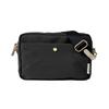 Gisele Damen Kleine Crossbody-Umhängetasche, Leichter Nylonstoff, 3-Wege-Tragbar, Wasserabweisend, Geruchsneutral, Mini-Tasche und Sacoche (Schwarz)
