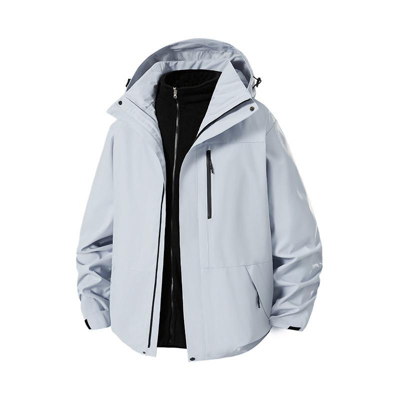 Three-in-one Jackets New Outdoor Jackets for Men and Women, Mountaineering Clothes, Sports and Leisure Jackets