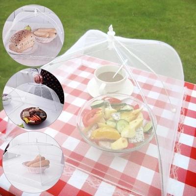 New Foldable Food Covers Breathable Anti Fly Mosquito Dining Table Mesh Cover Dustproof Fruit Picnic Protect Net