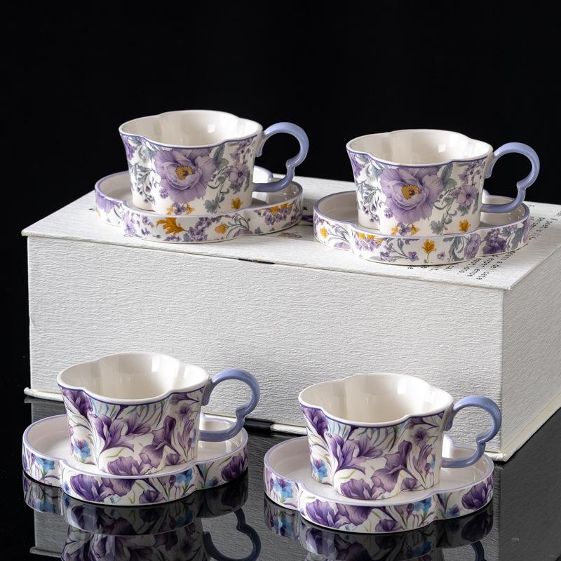 Konggu Youlan French Coffee Cup Gift Box Afternoon Tea Cup As A Birthday and Wedding Gift for My Best Friend.