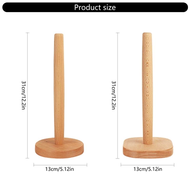 Multifunctional Sturdy Wood Tissue Roll Storage Holder with Elegant Designs and Animal Figures Portable for Daily Use