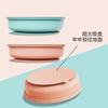 Pet silicone suction cup double bowl dog basin feeding basin dog bowl anti-knock outdoor products dog rice bowl slow food bowl licking bowl