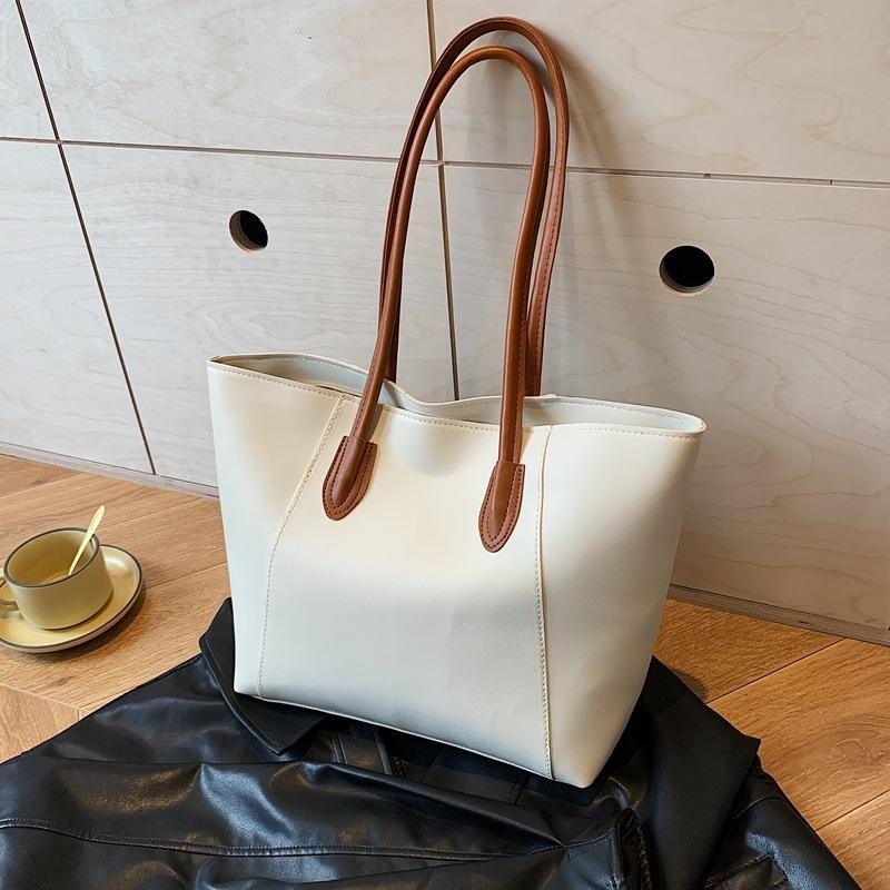 

Large bag women s large-capacity bag fashionable new satchel portable shoulder bag 2025 women s popular commuter tote bag белый