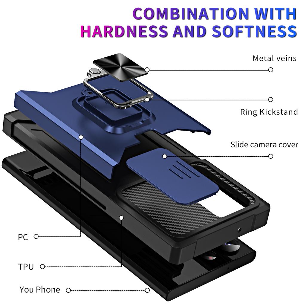 Geldbörsenringhalter Rüstungsständer-Case Samsung S21 S23 S24FE A55 A35 A25 Kartensteckplatz Galaxy S25 S24 S23 S22 Ultra S22 S23Plus