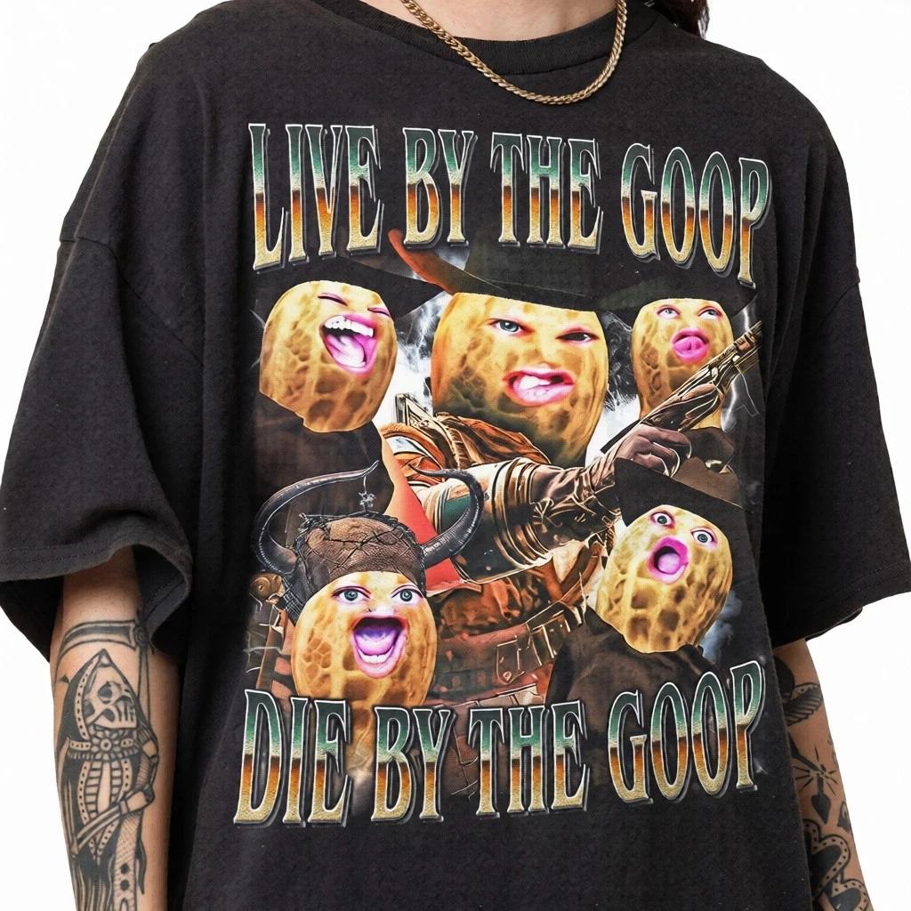 The burnt peanut shirt, goop goop goop tshirt, gift for him XL