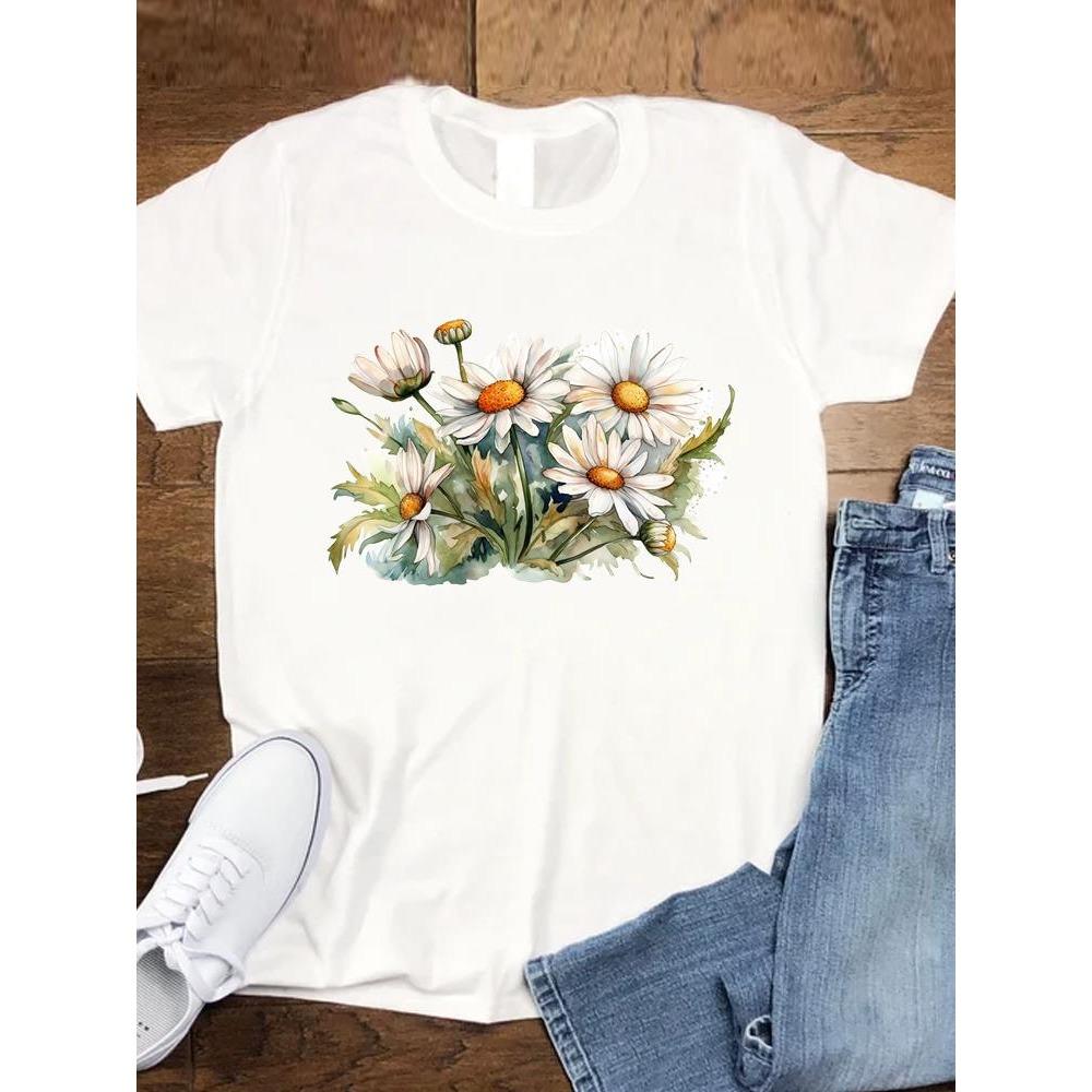 Leopard Love Trend 90s Women Fashion Clothing Tee Top Casual Short Sleeve Tshirts Graphic T-shirts T Female Cartoon Lady Clothes