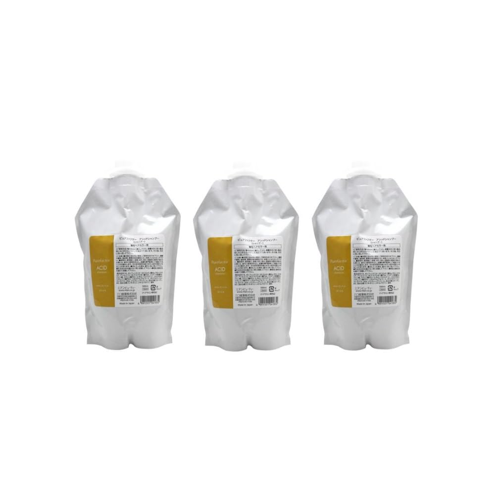 

Mian Pure Factor Acid Shampoo 580ml Refill x 3 Set