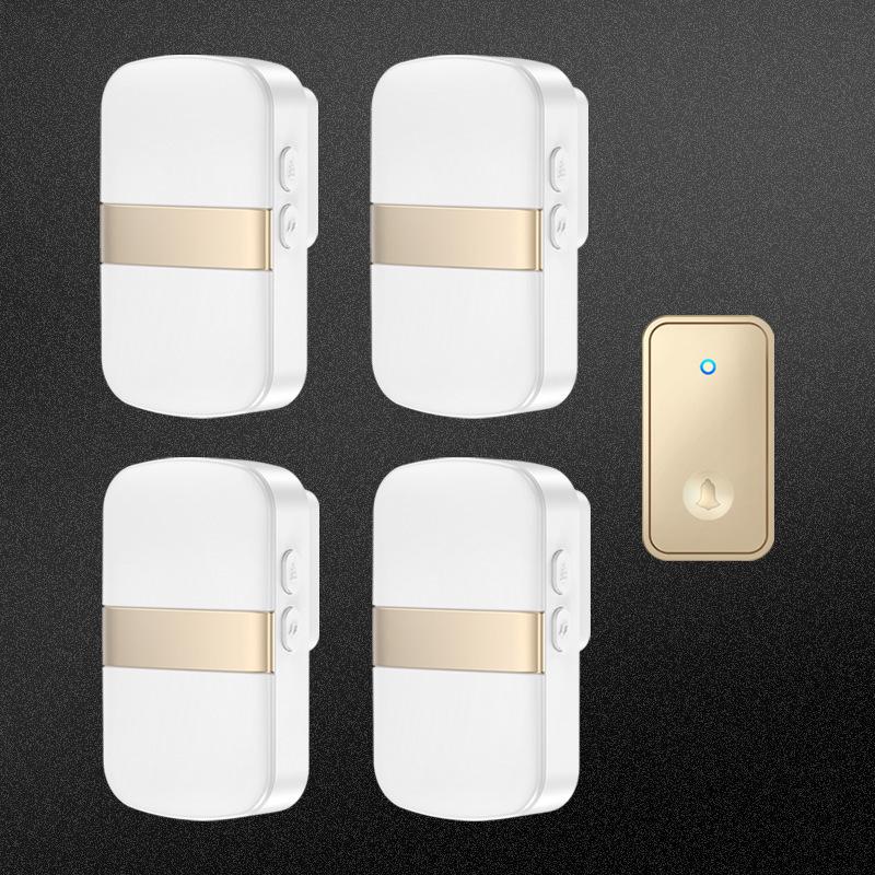 Wireless Waterproof Battery-Free Smart Doorbell with Remote Control for Long-Distance Use